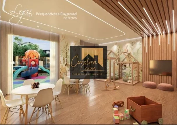 Imagem Apartamento no 8º andar com 113,35m² privativos, 3 quartos sendo 3 suítes com persianas automatiz...