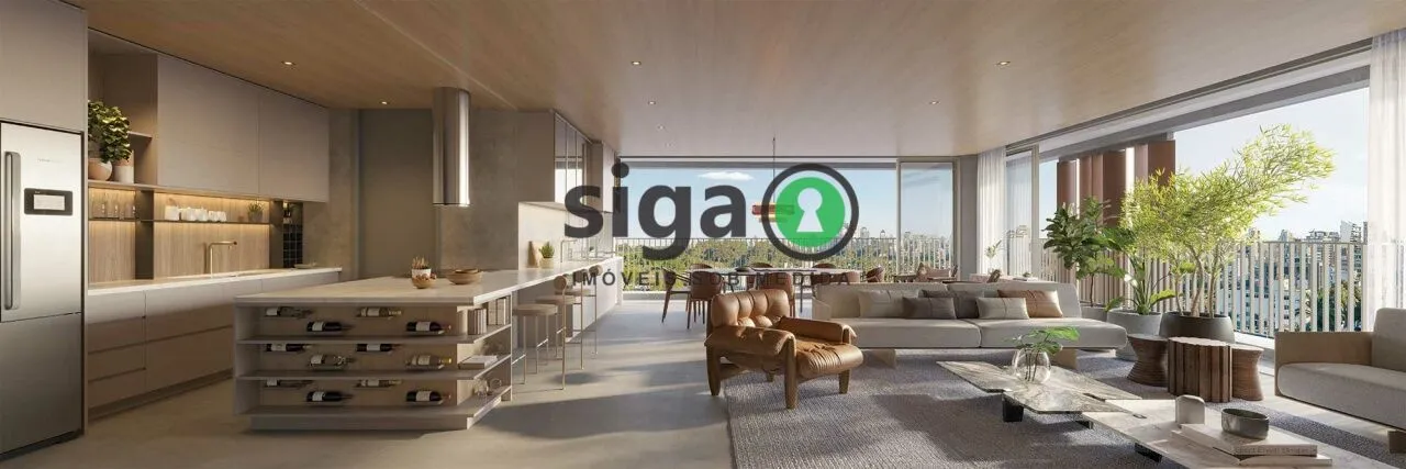 Imagem Apartamento de alto padrão com 4 suítes e 4 vagas no Brooklin
