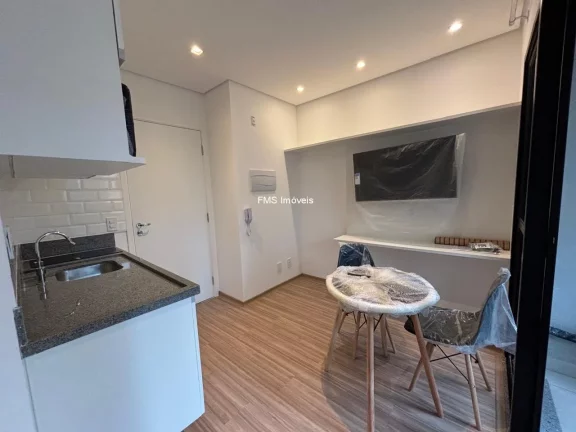 Imagem Apartamento para venda em São Paulo-SP, Pinheiros: 1 quarto, 1 sala, 1 banheiro, 24m² de área.