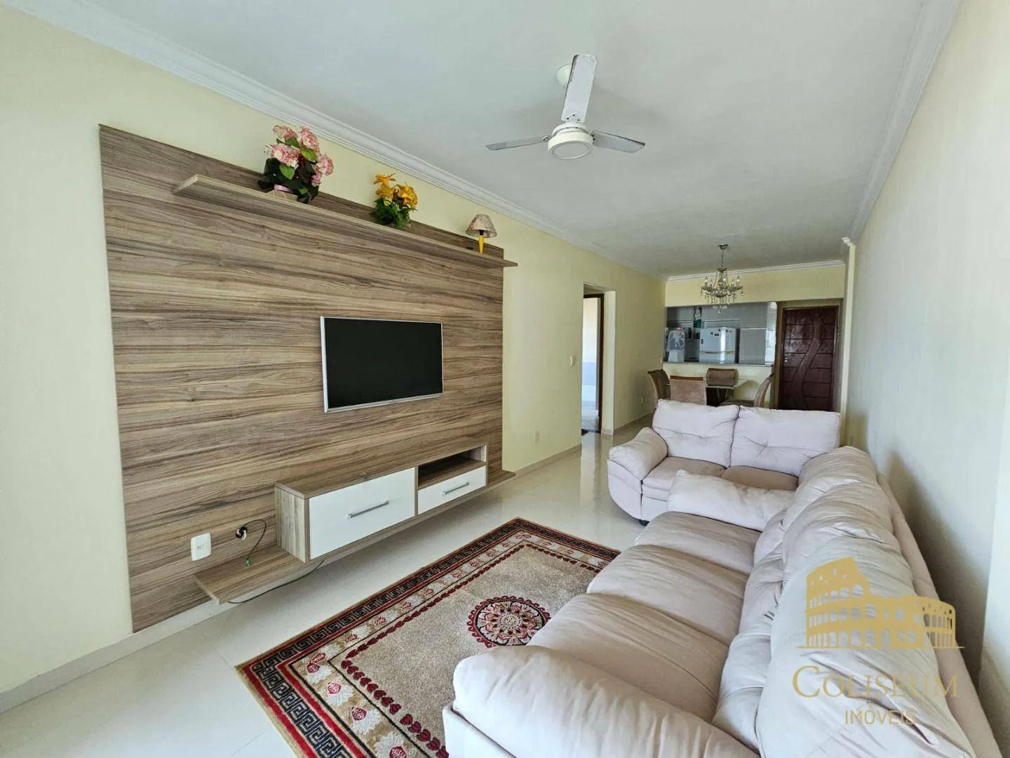 Imagem Apartamento com 2 dormitórios para alugar, 100 m² por R$ 4.500,00/mês - Balneário Flórida - Praia Grande/SP