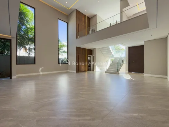 Imagem Casa de alto padrão à venda no Alphaville Campinas, com 4 suítes, ambientes amplos e excelente im...