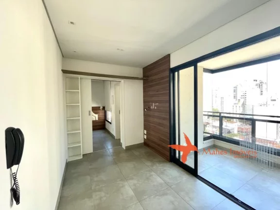 Foto do imóvel Apartamento para alugar em São Paulo-SP, Pinheiros: 1 quarto, 1 suíte, 1 sala, 1 banheiro, 1 vaga, 32m² de área.