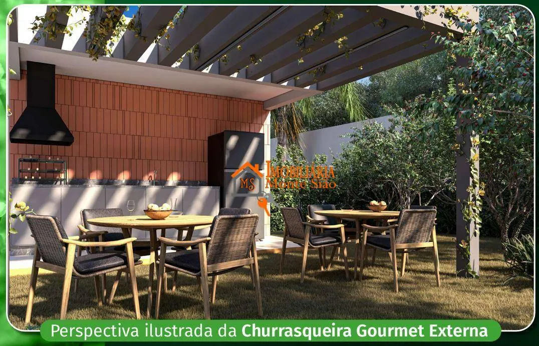 Imagem Apartamento com 2 dormitórios à venda, 38 m² por R$ 292.345,66 - Bonsucesso - Guarulhos/SP