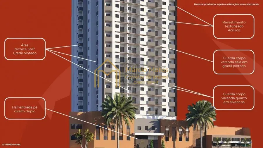 Imagem APARTAMENTO 2 DORMITÓRIOS PARA VENDA EM VILA VELHA, COCAL, 2 DORMITÓRIOS, 1 BANHEIRO, 1 VAGA