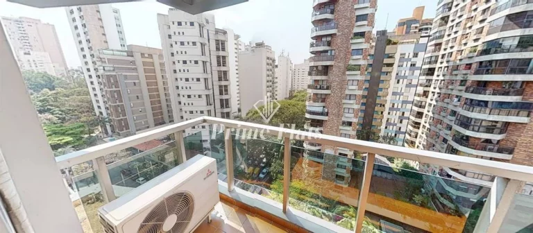Imagem Flat disponível para locação no Saint Charles Residence Service, com 90m², 1 dormitórios e 1 vaga de garagem