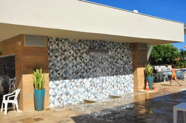Imagem Flat com 1 Quarto para Temporada, 39 m² em Chácara Roma - Caldas Novas