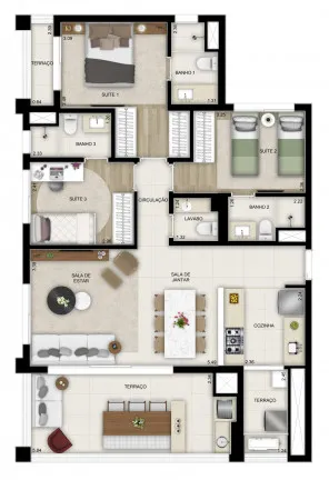 Imagem Apartamento com 3 Quartos à Venda, 102 m² em Jardim das Acácias - São Paulo