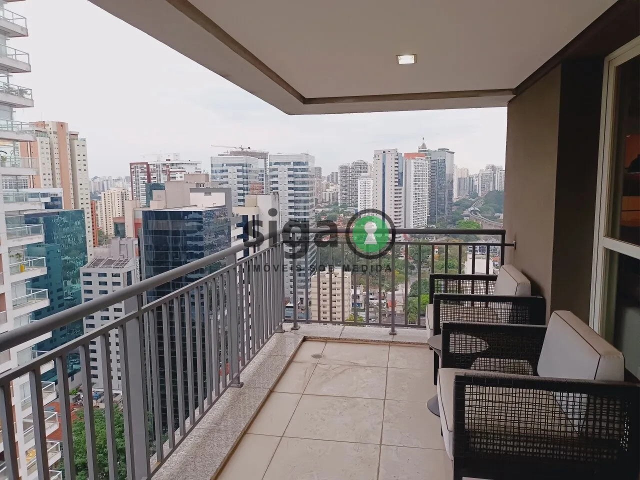 Imagem Apartamento Mobiliado com 1 quarto, 2 banheiros e 1 vaga para alugar no Brooklin