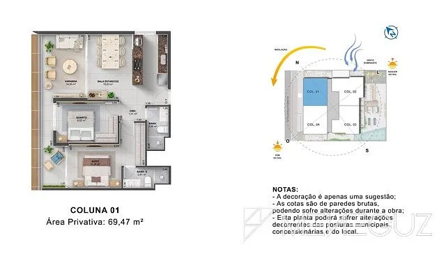 Imagem Breeze Enseada - Empreendimento de 2 quartos, na Enseada Azual em Guarapari