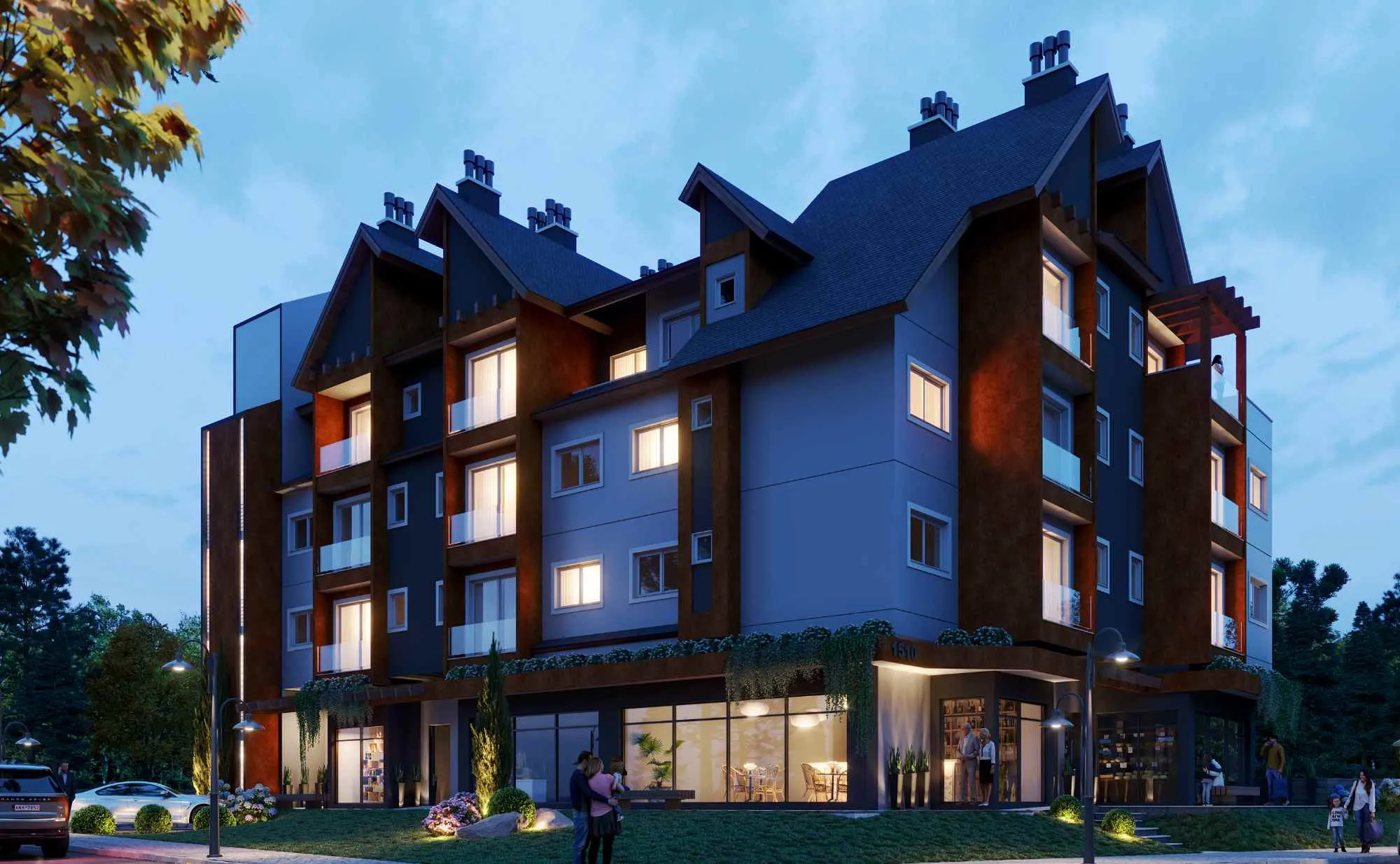 Imagem Apartamento à venda em Gramado, Av. Central, com 1 quarto, 57.18m2