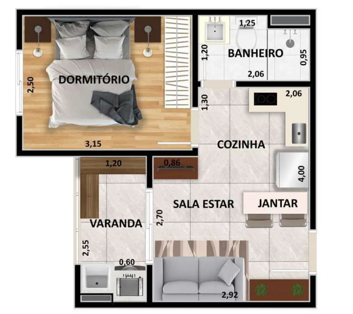 Imagem APARTAMENTO RESIDENCIAL em São Paulo - SP, Vila Parque Jabaquara