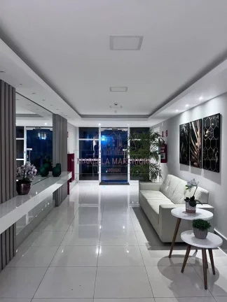 Imagem Apartamento quarto e sala, varanda grande, 1 vaga, 1 quadra do mar