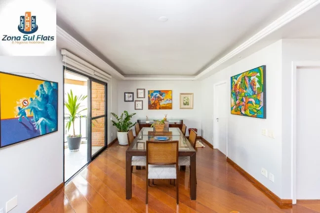 Imagem Apartamento Alto Padrão à Venda Em Moema Com 3 Suítes e 4 Vagas