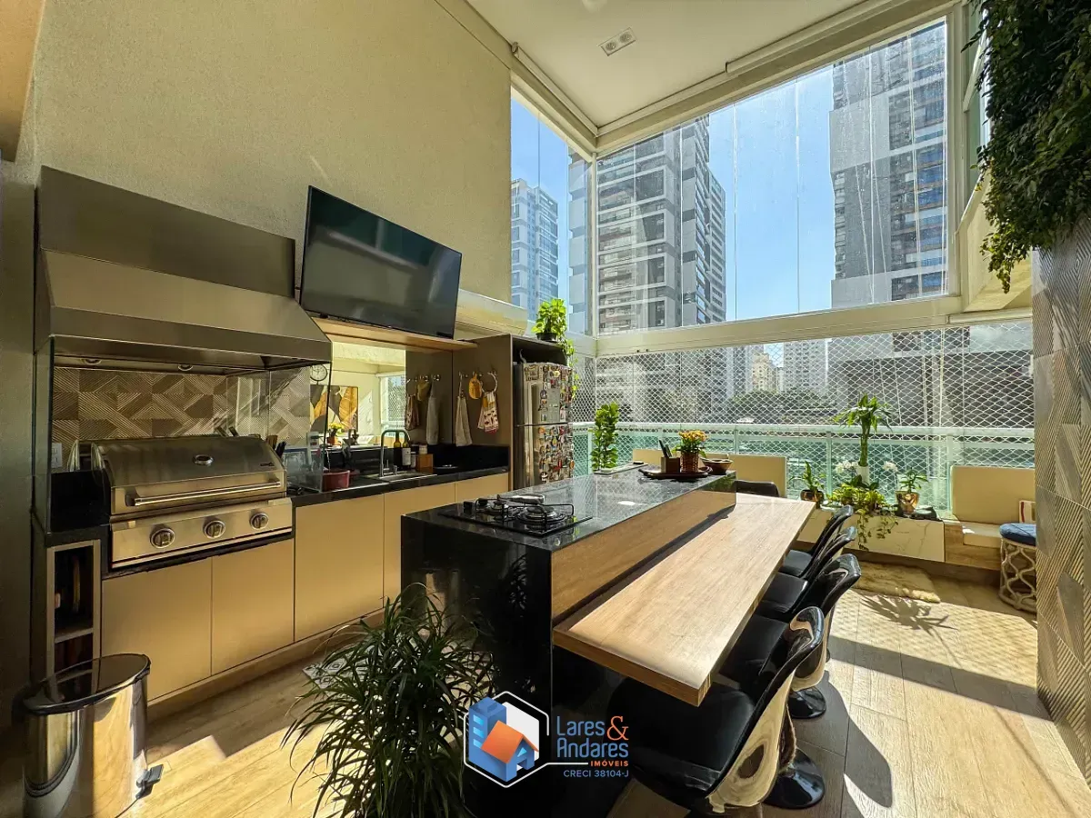 Imagem Apartamento para venda em Brooklin Paulista com 3 quartos, sendo 3 suítes, 197m²