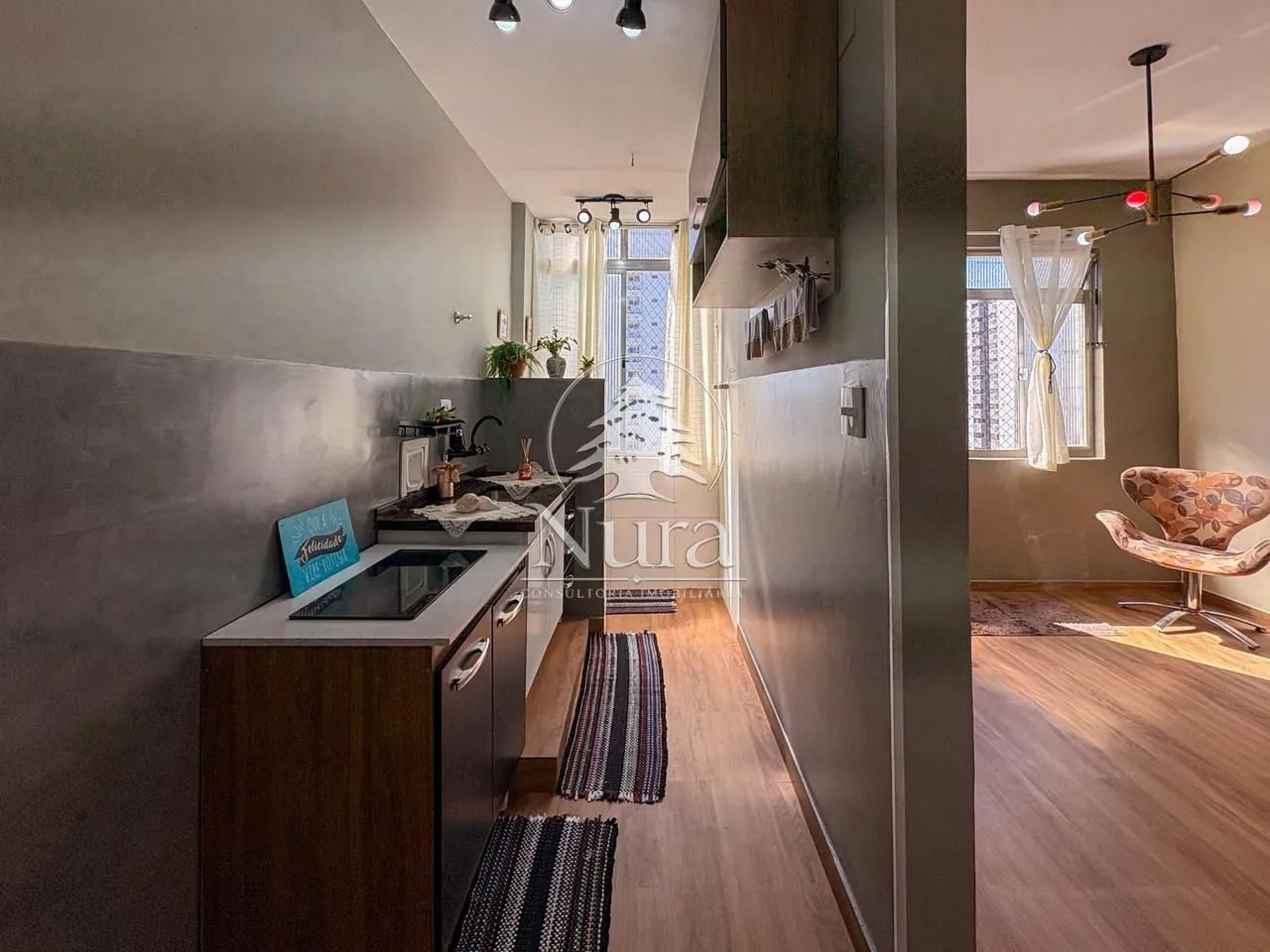 Imagem Kitnet de 1 quarto, 29m² no bairro Embaré, em Santos