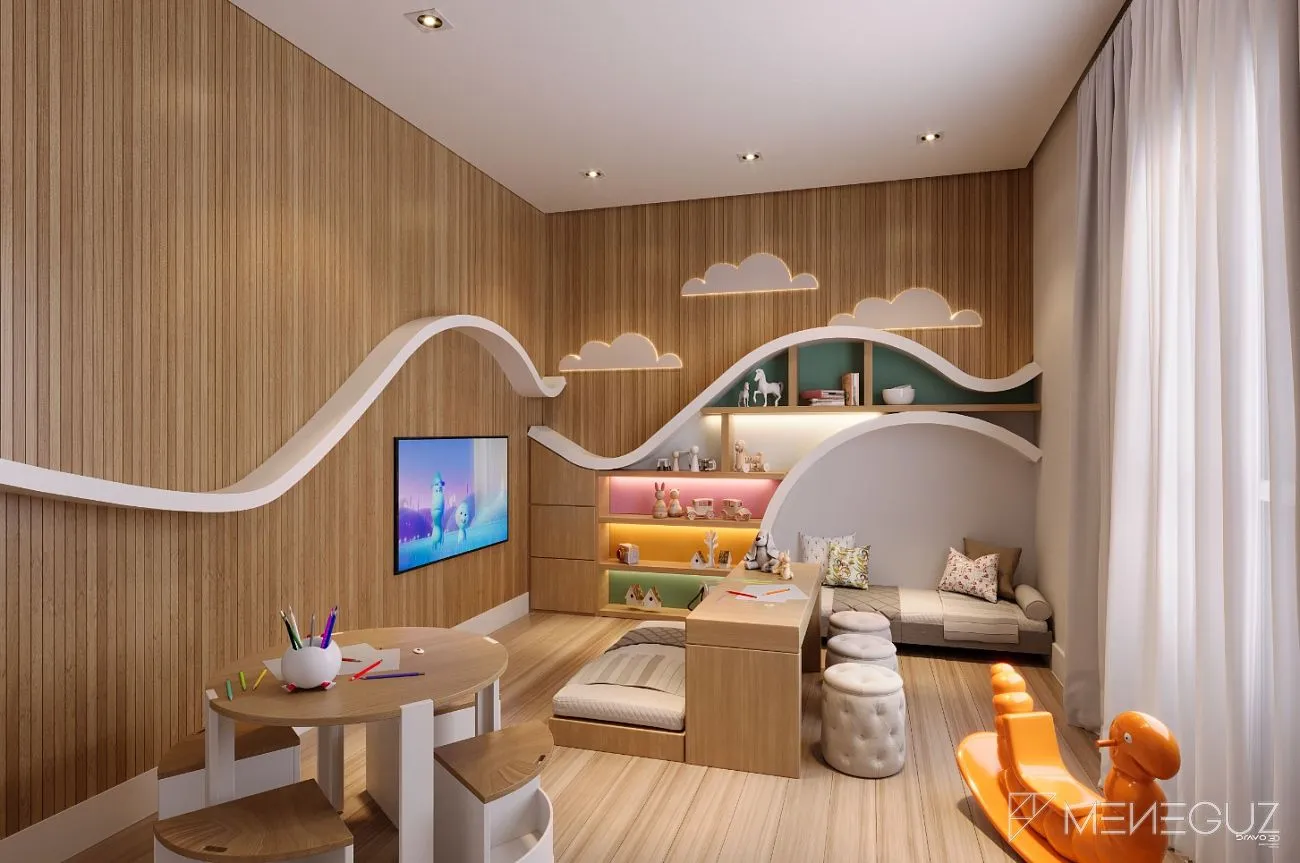 Imagem Residencial Versatto - Empreendimento de alto padrão de acabamento, com apartamentos de 2 e 3 quartos e lazer completo na cobertura