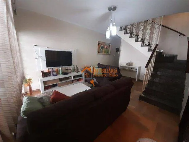 Imagem Sobrado para compra no Jardim Santa Cecilia com 3 dormitórios à venda por R$ 742.000 - Jardim Santa Cecília - Guarulhos/SP