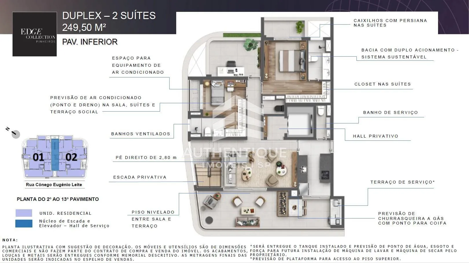 Imagem Edge Collection Pinheiros - Apartamento à venda no bairro Pinheiros - São Paulo/SP, Zona Oeste