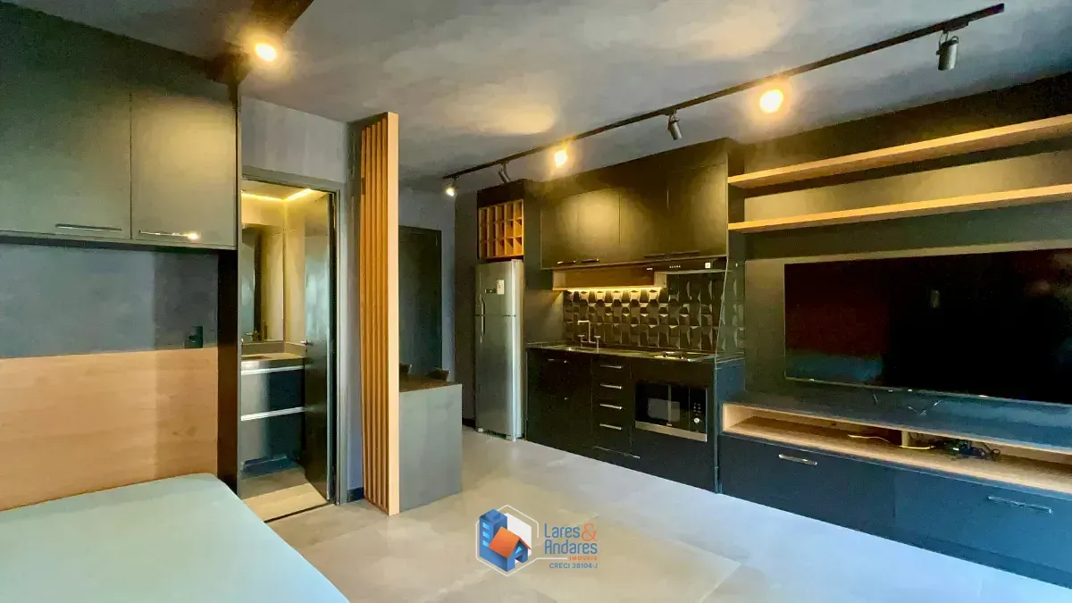 Imagem Studio para venda e locação em Pinheiros com 1 quarto, sendo 1 suíte, 31m²