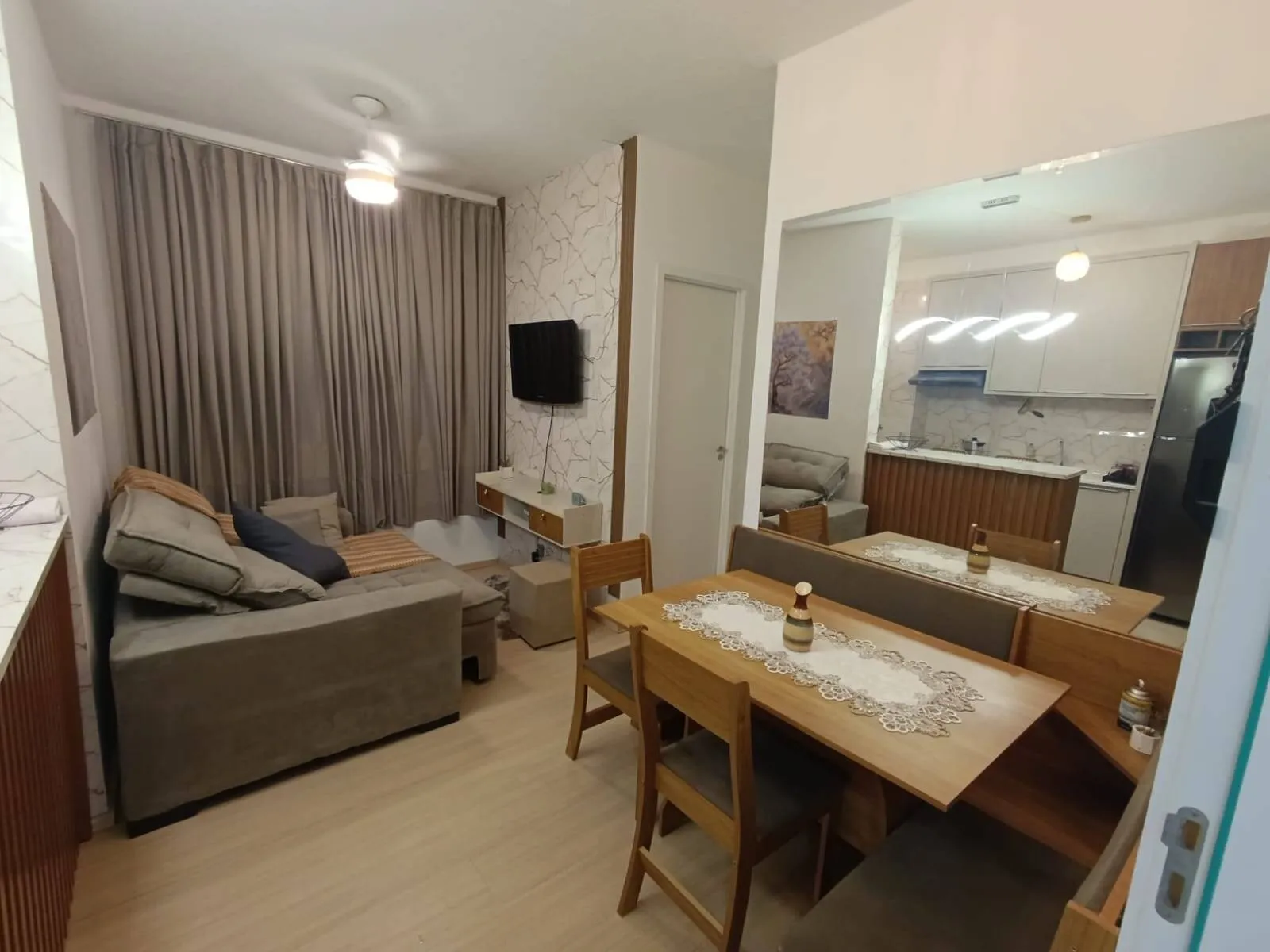 Foto do imóvel Apartamento 2 quartos mobiliado Condomínio RNI Bairro Parque Ohara em Rua dos Curiós