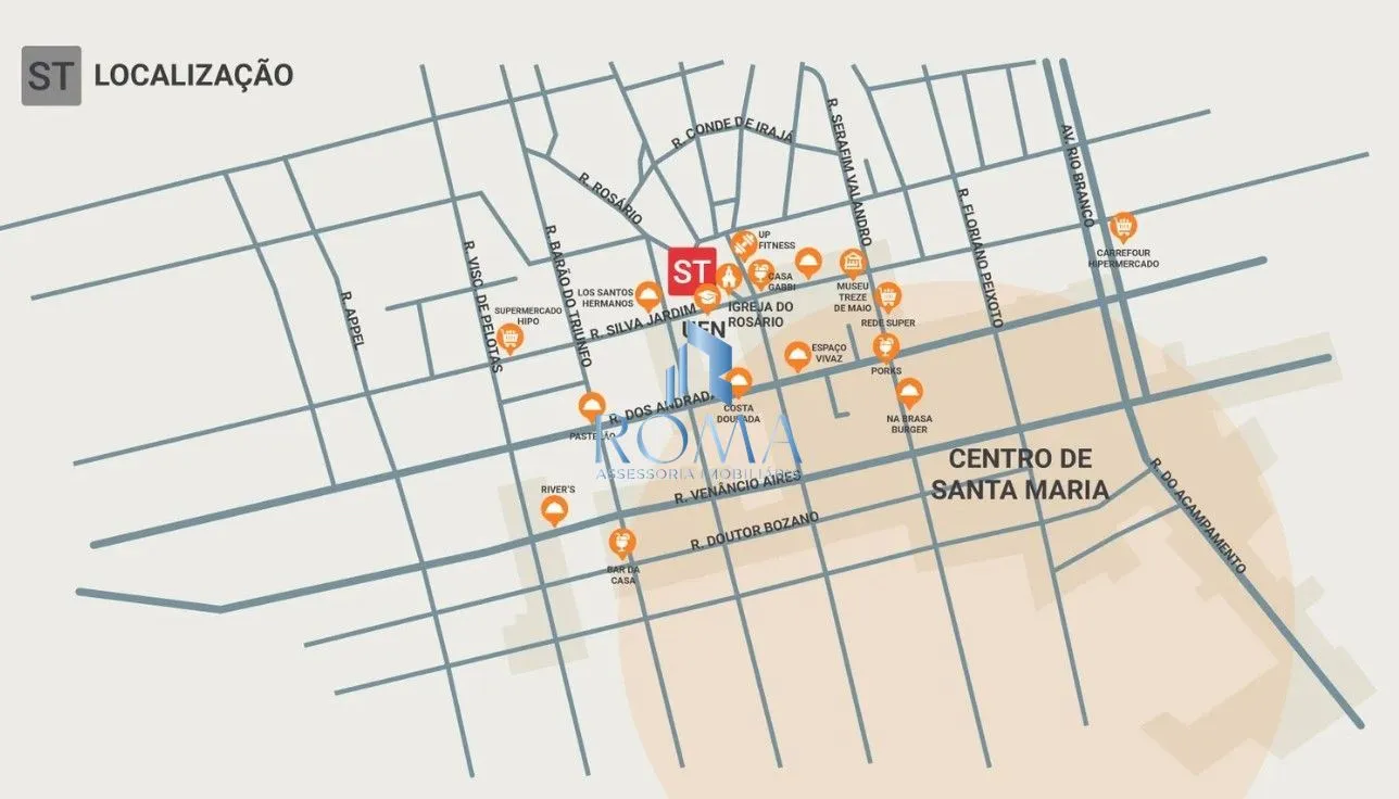 Imagem Apartamento 1 dormitórios à venda Nossa Senhora do Rosário Santa Maria/RS