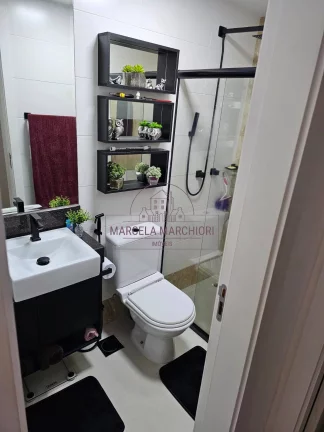 Imagem Ap 2 quartos, suíte, porteira fechada, vista pro mar, lazer completo, 1 vag