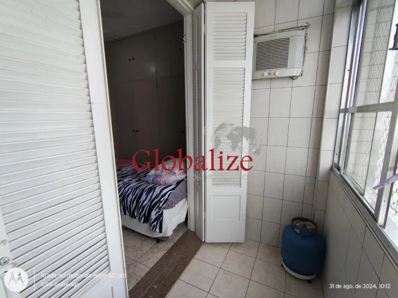 Imagem Apartamento com 2 dormitórios e varanda de frente á venda R$ 746.000,00 no bairro Aparecida em Santos -SP.