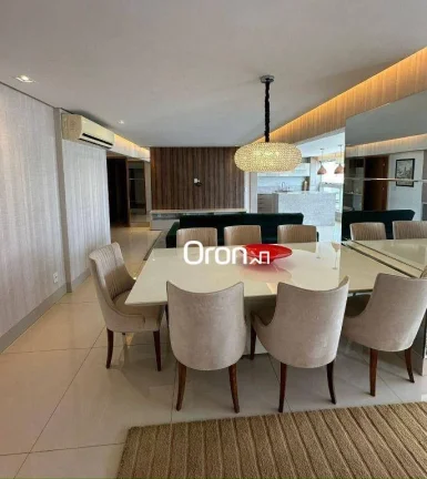 Imagem Apartamento mobiliado com 3 dormitórios à venda, 168 m² por R$ 1.600.000 - Setor Oeste - Goiânia/GO