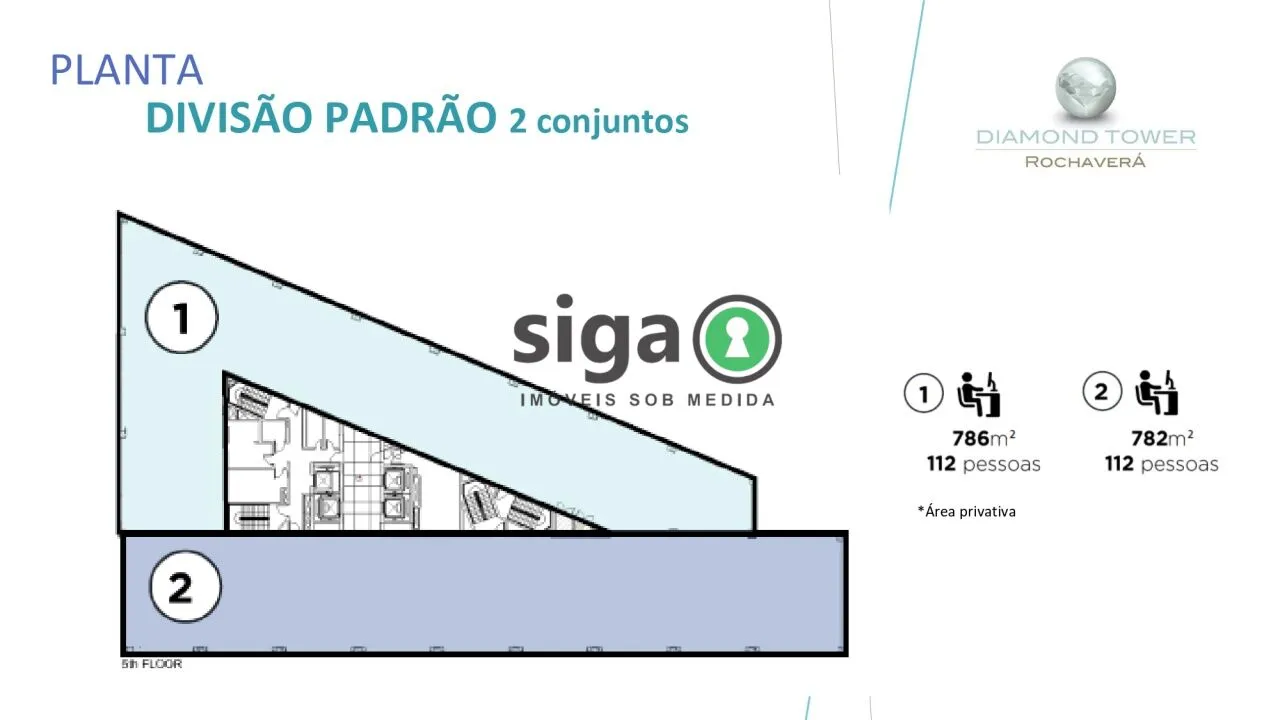 Imagem CONJUNTO COMERCIAL 674M² PARA LOCAÇÃO NO ROCHAVERA COPORATE NO BROOKLIN CHUCRI ZAIDAN