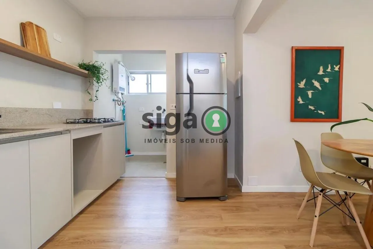 Imagem Apartamento á Venda no Brooklin - 51m². 1 vaga, 1 quarto - MOBILIADO