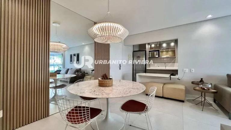 Imagem Apartamento com vista parcial para o mar e lazer completo na Riviera de São Lourenço
