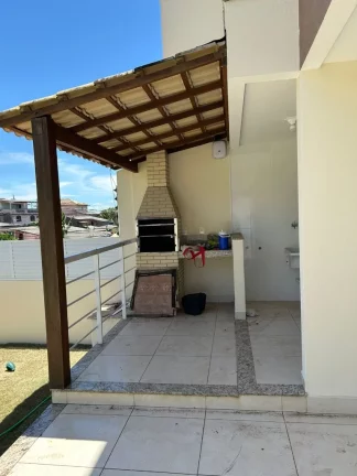Imagem Belíssima casa duplex composta de 3 quartos sendo uma suíte área gourmet com churrasqueira bairro Ipiranga Guarapari