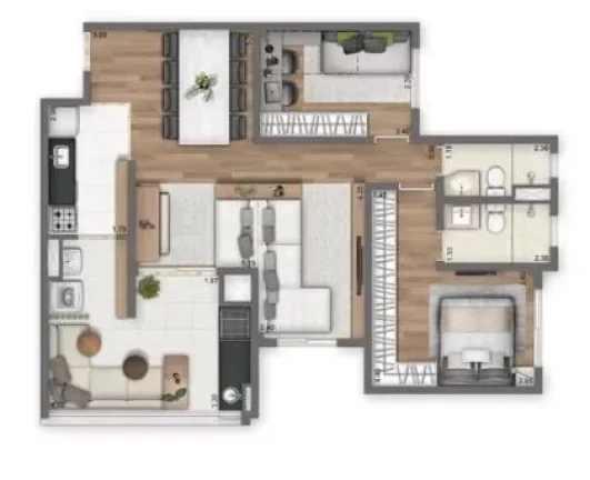 Imagem Apartamento à venda no bairro Panamby - São Paulo/SP