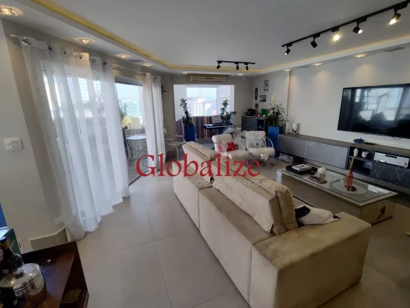 Imagem Cobertura Duplex de CINEMA com vista mar totalmente reformada no bairro da Ponta da Praia em Santos (SP) por R$.2.400.000,00 !