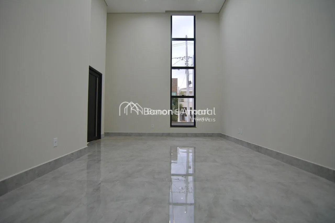 Imagem Casa térrea nova de 3 suítes à venda no Condomínio Reserva Real - Paulínia/SP.