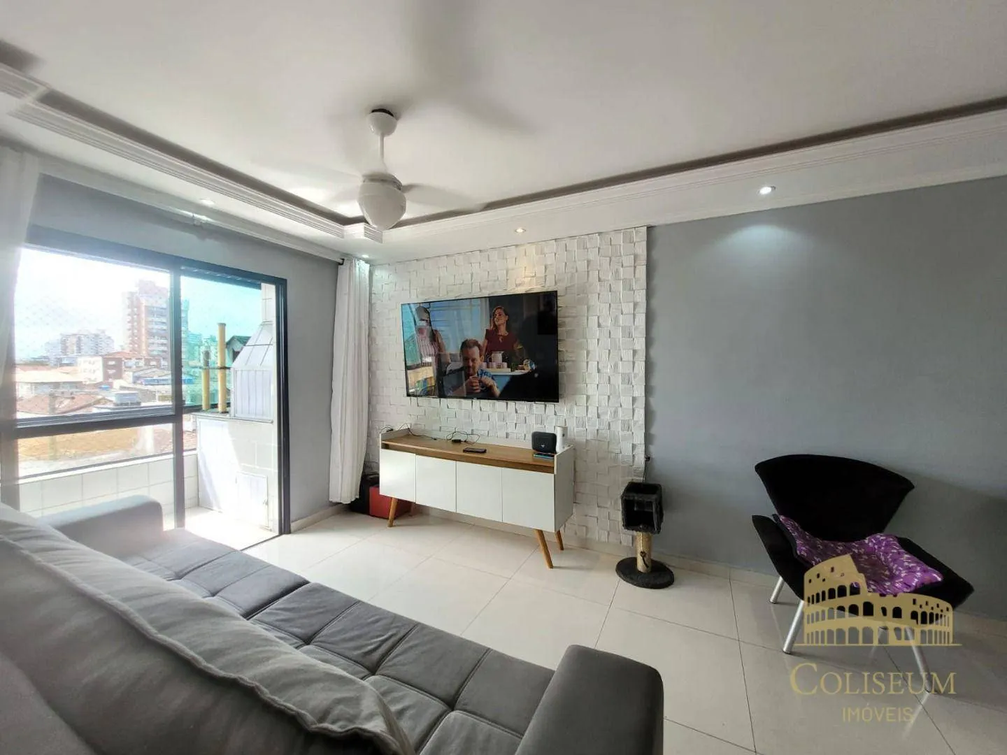 Imagem Apartamento com 2 dormitórios à venda, 86 m² por R$ 420.000,00 - Vila Assunção - Praia Grande/SP