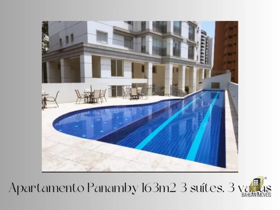 Imagem Apartamento de Luxo na Vila Andrade: 3 Quartos, 3 Suítes, 3 Vagas - 163m² - São Paulo-SP