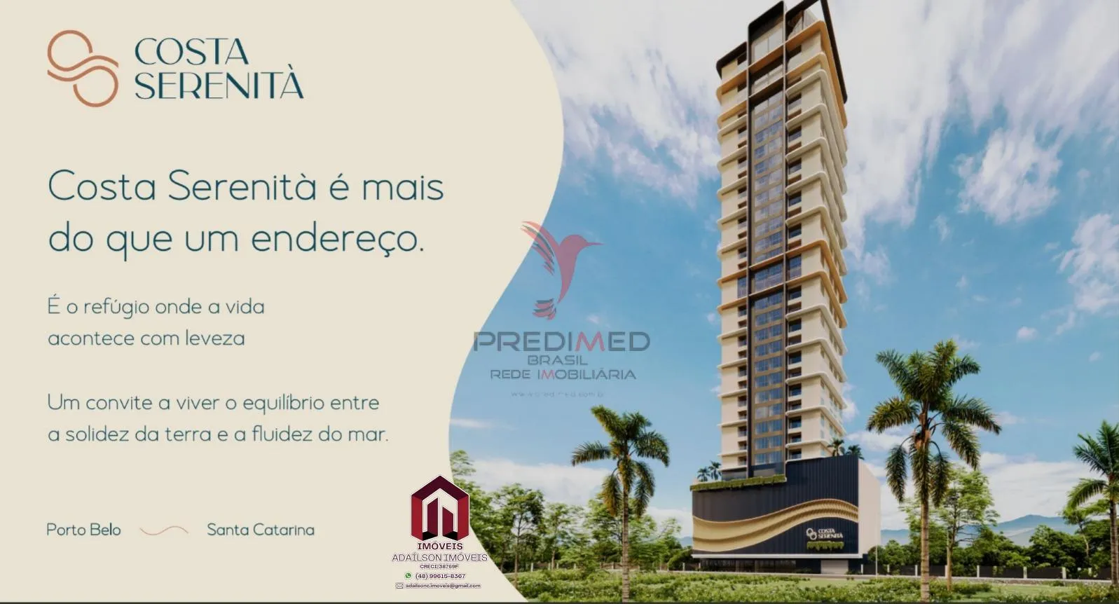 Imagem Pré lançamento COSTA SERENITÀ - UM REFÚGIO DE SOFISTICAÇÃO E BEM-ESTAR EM PORTO BELO SC