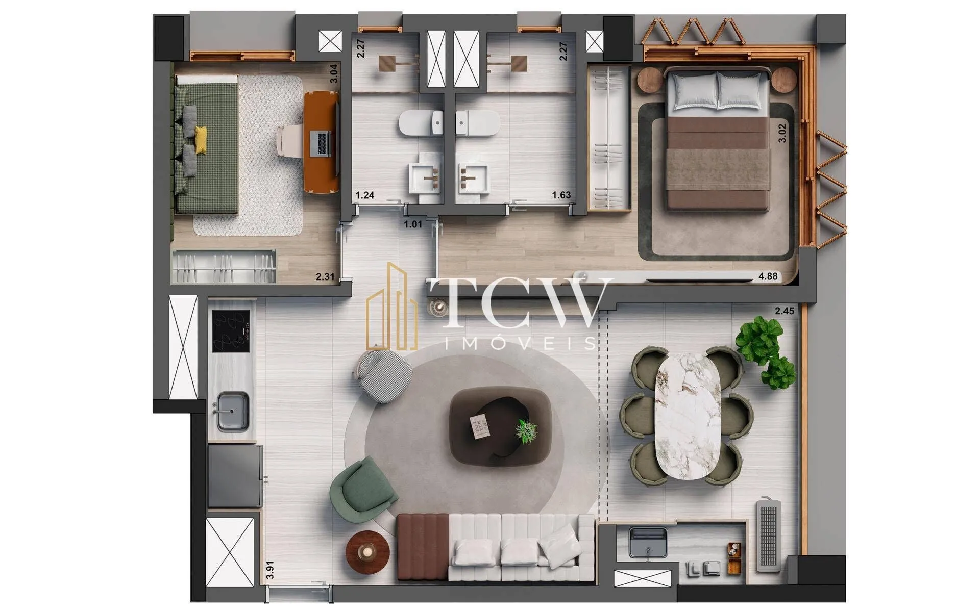 Imagem Apartamento à Venda | 70m2 | Jardins, São Paulo/SP