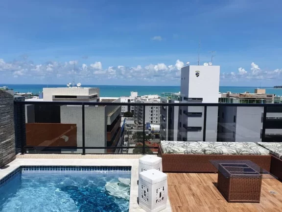 Imagem Cobertura com 5 dormitórios à venda, 312 m² por R$ 2.499.987,00 - Tambaú - João Pessoa/PB