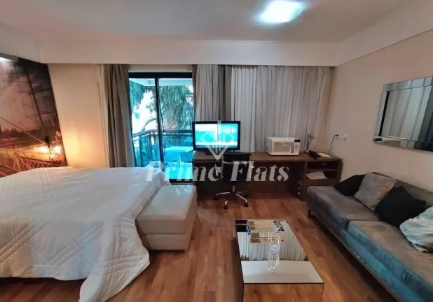 Imagem Flat disponível para venda no Meliá Ibirapuera, com 35m², 1 dormitório e 1 vaga