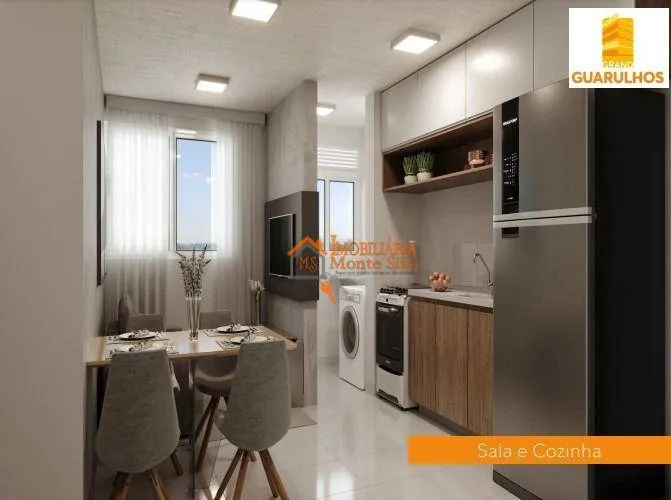 Imagem Apartamento com 2 dormitórios à venda, 37 m² por R$ 248.990,00 - Vila Nova Bonsucesso - Guarulhos/SP