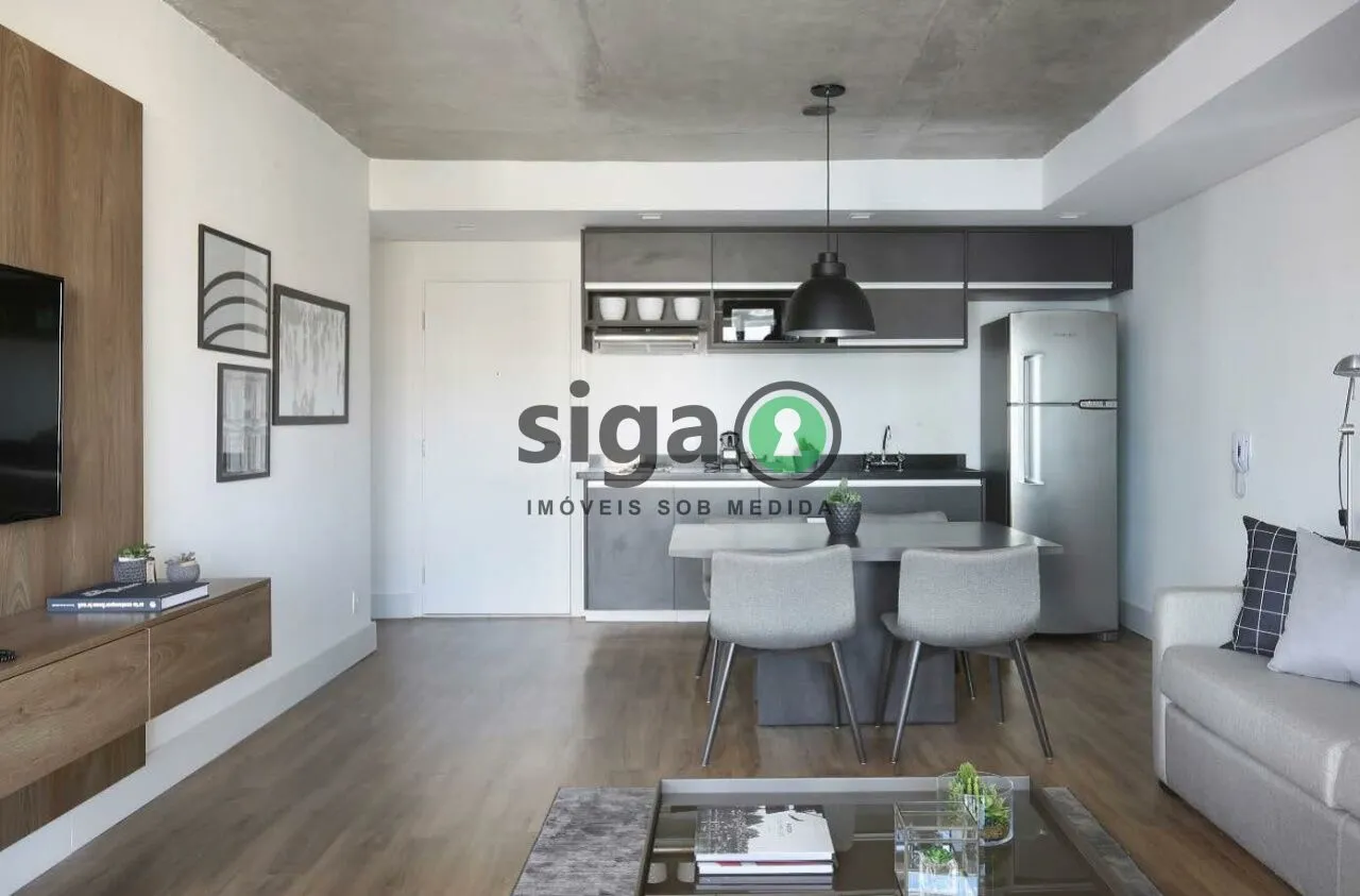 Imagem APATAMENTO MOBILIADO PARA VENDA NO BROOKLIN COM 1 DORMITORIO