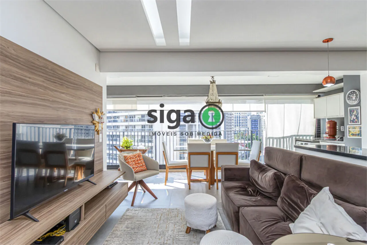 Imagem Apartamento na Vila Olímpia de 2 Quartos com 2 Vagas - 83m² à Venda.