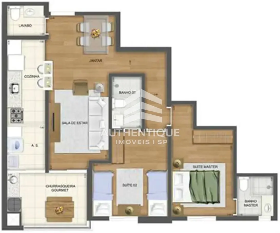 Imagem MONDRIAN BARCELONA - SÃO CAETANO DO SUL - Apartamento à venda no bairro Barcelona - São Caetano do Sul/SP