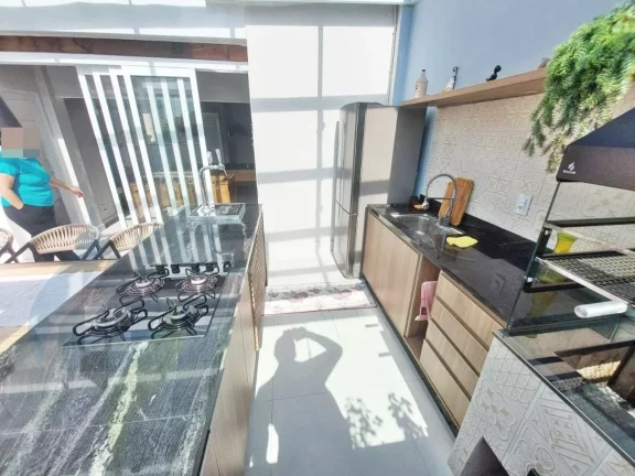 Imagem Cobertura de 3 dorms sendo 1 suíte, 3 vagas, Piscina privativa, Churrasqueira com 203m² em Rudge Ramos, São Bernardo do Campo