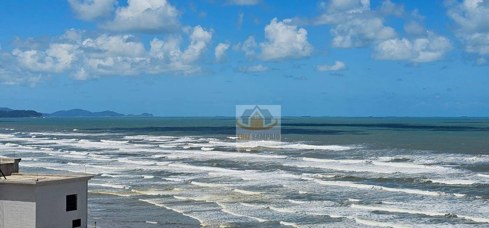 Imagem Lindo Apartamento com Vista ao Mar, 1 Suíte, Maracanã - Praia Grande