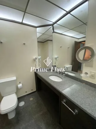 Imagem Flat disponível para locação no Hotel Massis, com 50m², 1 dormitório e 1 vaga de garagem
