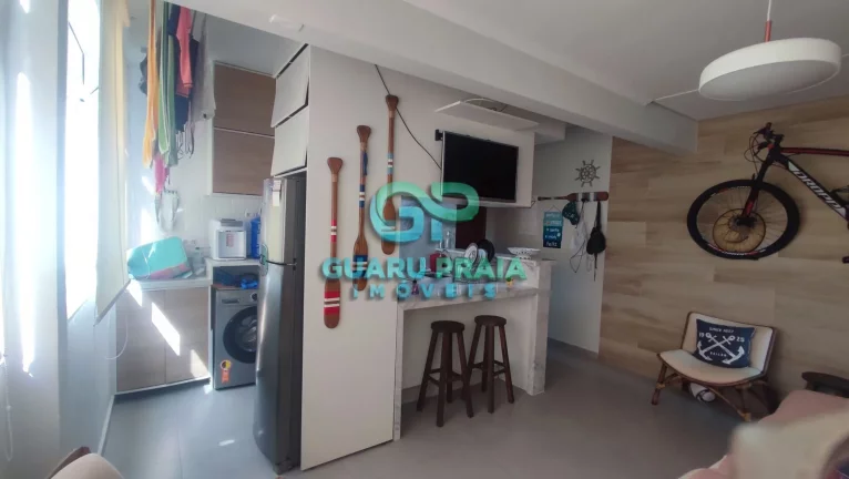 Imagem 2 quartos sendo 2 suítes, cozinha americana a 50m do mar nas Astúrias