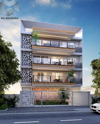 Imagem Lançamento Tijuca, apartamentos 1, 2 e 3 quartos, gardens duplex e lineares, 62 a 83 m², terraço descoberto e vaga.